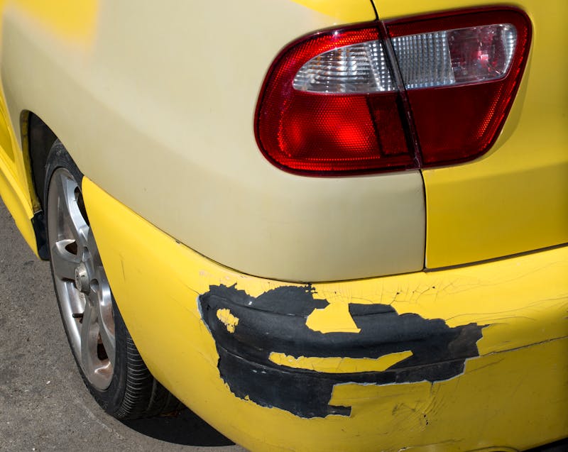 chipped car paint